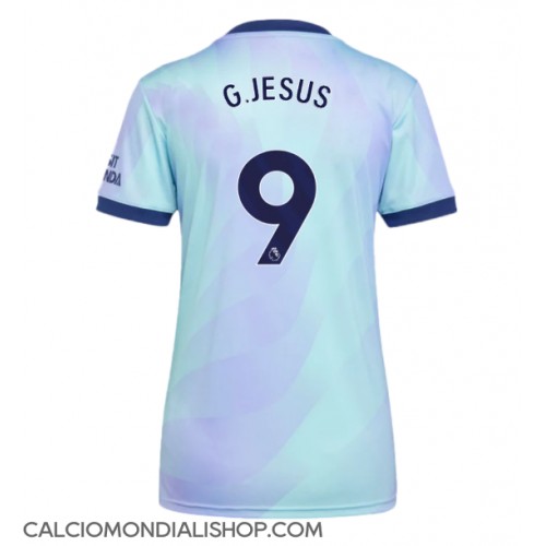 Maglie da calcio Arsenal Gabriel Jesus #9 Terza Maglia Femminile 2024-25 Manica Corta